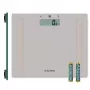 Salter 9113 GFEU12 Báscula de baño analizadora compacta de cristal, gris