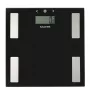 Salter 9150 BFEU12 báscula de baño analizadora de cristal negro
