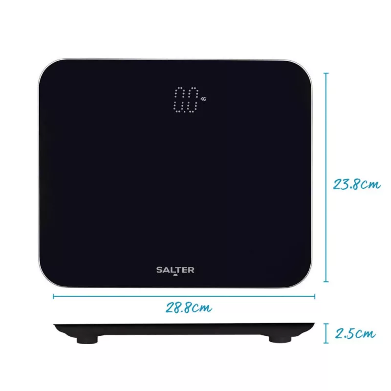 Salter 9204 BFEU12 Phantom báscula de cocina electrónica, negro