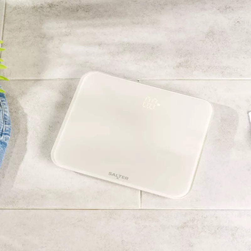 Salter 9204 CFEU12 báscula de baño Halo, crema