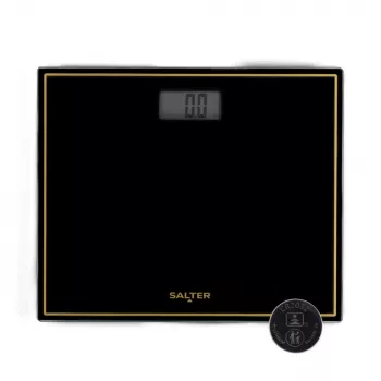 Salter 9207 BGHCFEU12 báscula de baño electrónica compacta, negra