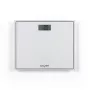 Salter 9207 WHCFEU12 Báscula de baño electrónica compacta de cristal, blanca