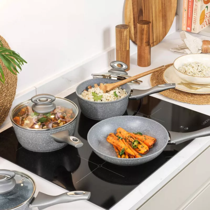 Salter BW04151G1EU7 Timeless Collection Set de 5 sartenes de acero inoxidable