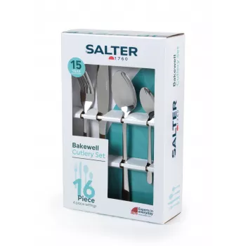 Salter BW065272EU7 Set de 16 cubiertos Bakewell