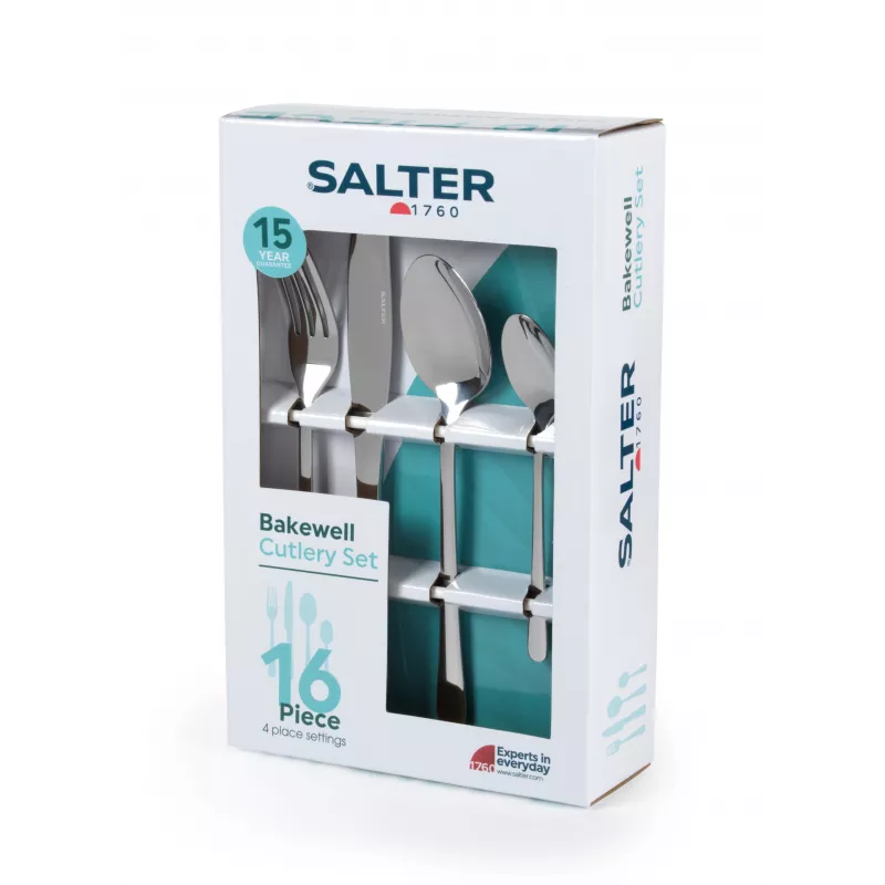 Salter BW065272EU7 Set de 16 cubiertos Bakewell