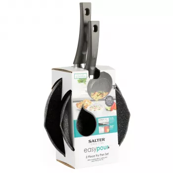 Salter BW09071AR Set de 2 sartenes Easy Pour