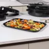 Salter BW12813EU7 Bandeja de horno de 40 cm - Megastone antiadherente de acero al carbono, gris antracita