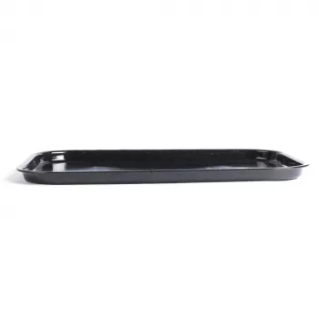 Salter BW12813EU7 Bandeja de horno de 40 cm - Megastone antiadherente de acero al carbono, gris antracita