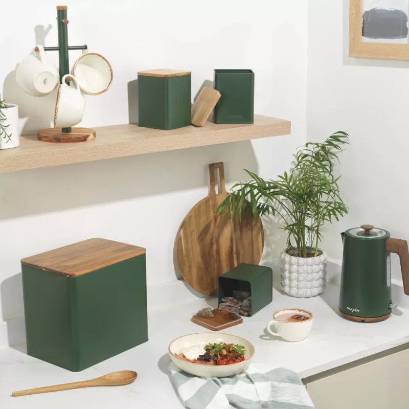 Salter BW12898G Toronto set de 3 recipientes para conservar alimentos, verde