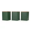 Salter BW12898G Toronto set de 3 recipientes para conservar alimentos, verde