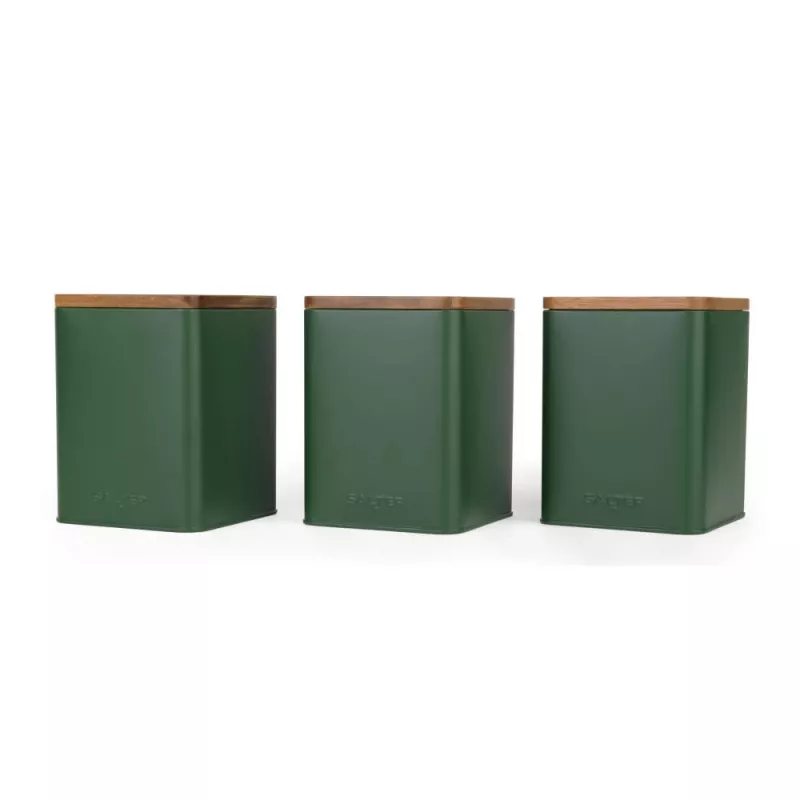 Salter BW12898G Toronto set de 3 recipientes para conservar alimentos, verde