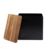 Salter BW128991 Toronto panera, negro/madera