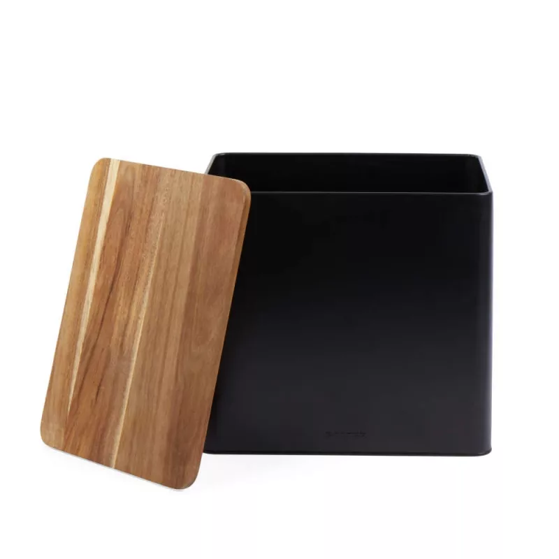 Salter BW128991 Toronto panera, negro/madera