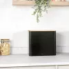 Salter BW128991 Toronto panera, negro/madera