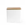 Salter BW128991W Toronto panera, blanco/madera