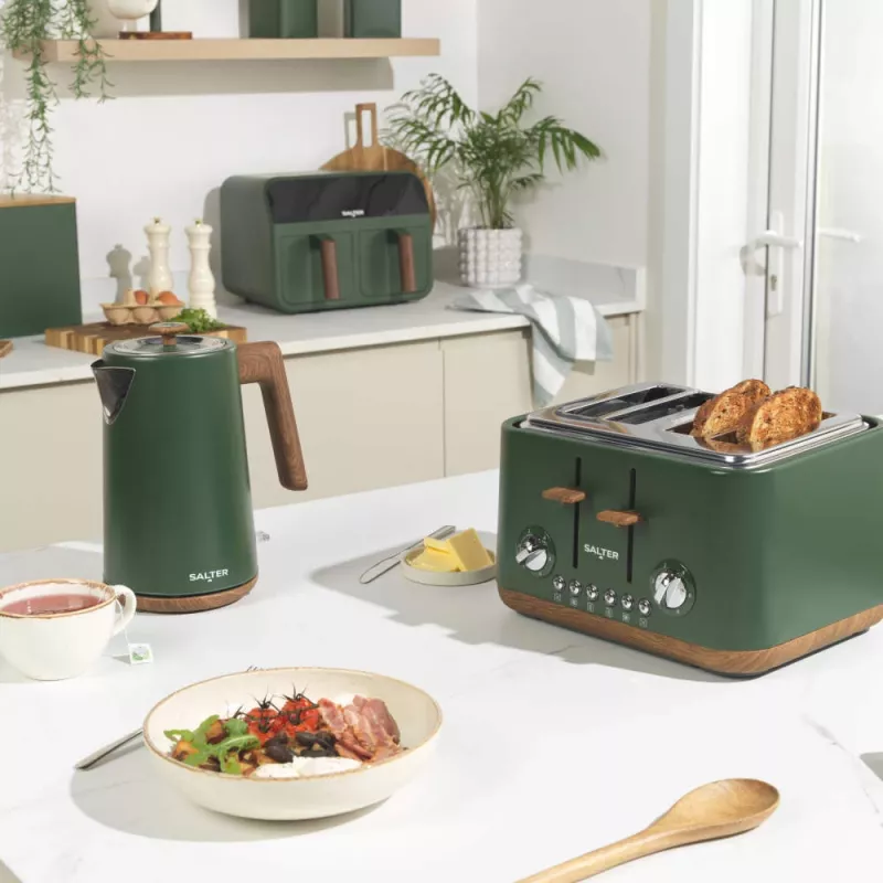 Salter BW12900G Toronto set de 4 piezas para encimera, verde