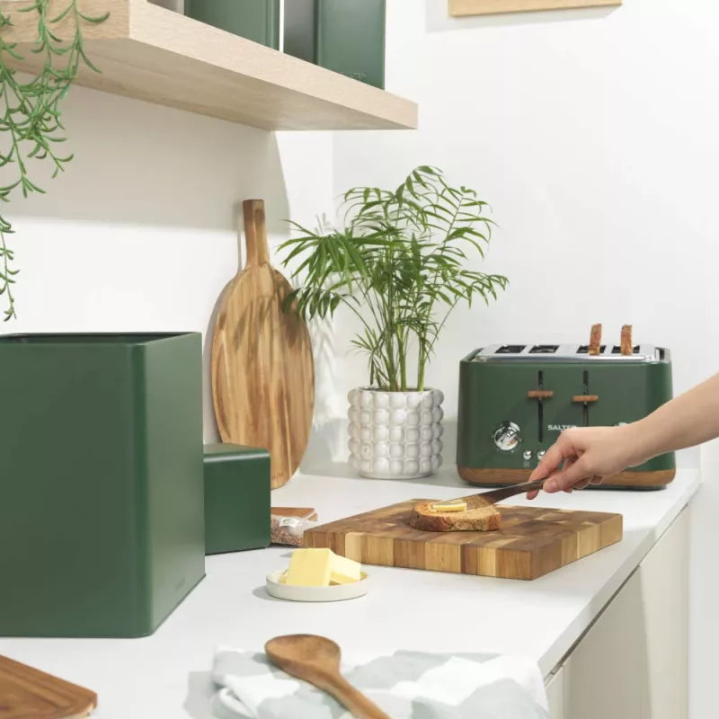 Salter BW12900G Toronto set de 4 piezas para encimera, verde