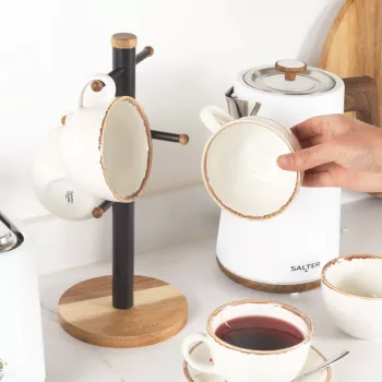 Salter BW1356611EU7 árbol de tazas Toronto, madera/negro