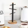 Salter BW1356611EU7 árbol de tazas Toronto, madera/negro