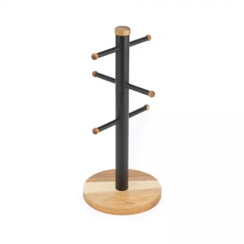 Salter BW1356611EU7 árbol de tazas Toronto, madera/negro