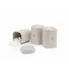 Salter BW13729OEU7 Pebble set de 3 recipientes para conservar alimentos Stone, beige