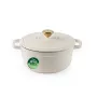 Salter BW13771C Chester cacerola de hierro fundido 3.4L 24 cm, crema