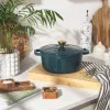Salter BW13771GR Chester olla de hierro fundido 3,4L 24 cm, verde