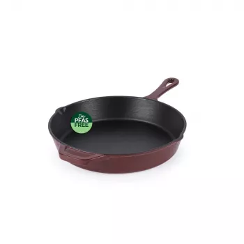 Salter BW13773R sartén de hierro fundido 26 cm, roja