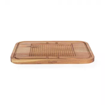 Salter BW14194 tabla de trinchar de acacia