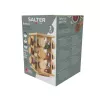 Salter BW14238 especiero giratorio de bambú con 16 tarros de vidrio