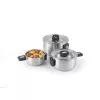 Salter BW14354 Stack-In acero inoxidable juego de 3 ollas (16/22/24 cm)