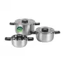 Salter BW14354 Stack-In acero inoxidable juego de 3 ollas (16/22/24 cm)