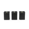 Salter BW14370 set de 3 recipientes Alchemy, negro