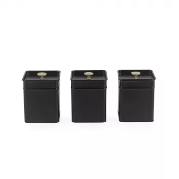 Salter BW14370 set de 3 recipientes Alchemy, negro