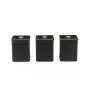 Salter BW14370 set de 3 recipientes Alchemy, negro