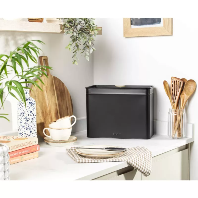 Salter BW14371 panera Alchemy, negra