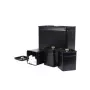 Salter BW14372 Alchemy set de 4 piezas para encimera, negro