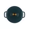 Salter BW14433GR olla baja de hierro fundido Chester 2L 20 cm, verde