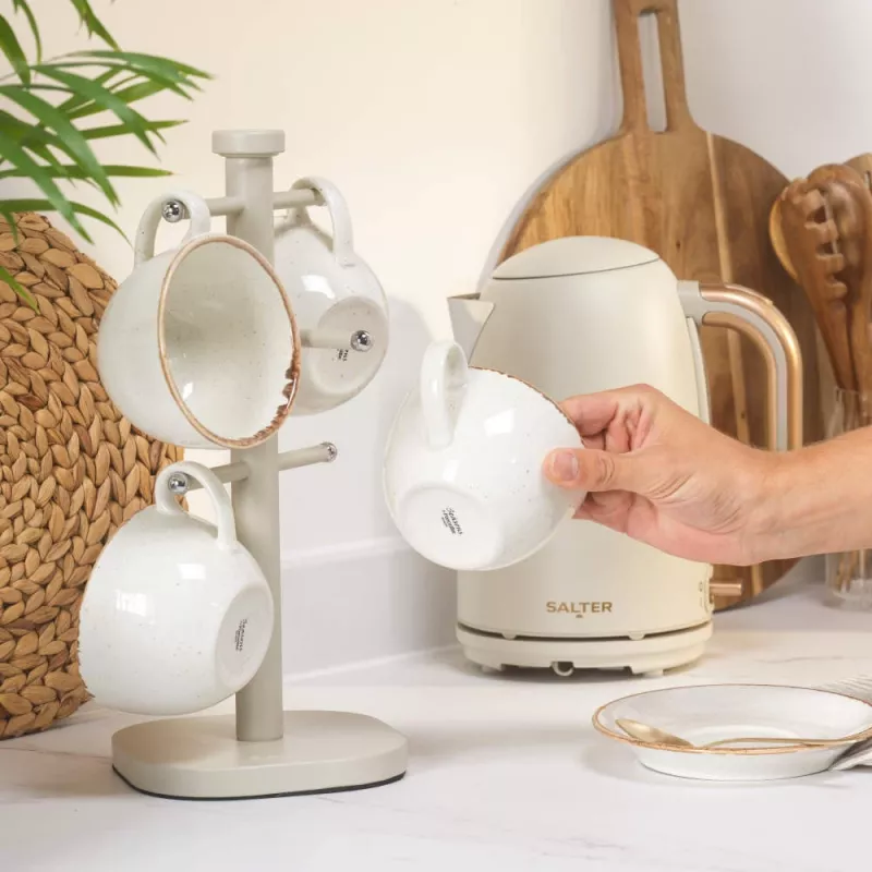 Salter BW14448O Pebble soporte para tazas, beige