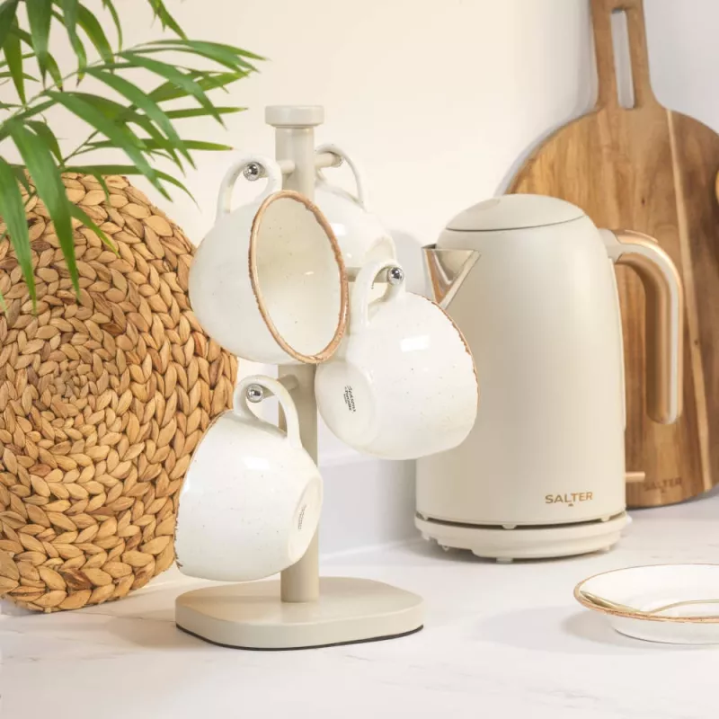 Salter BW14448O Pebble soporte para tazas, beige