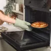 Salter BW14483 Brilliance bandeja para pizza de 33 cm, acero esmaltado, antiadherente sin PFAS, negro moteado