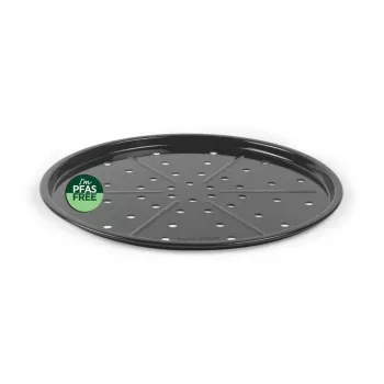 Salter BW14483 bandeja para pizza Brilliance 32 cm acero al carbono antiadherente gris