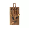 Salter BW14826 Toronto Set de tabla para queso, madera de acacia, 3 cuchillos