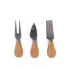Salter BW14826 Toronto Set de tabla para queso, madera de acacia, 3 cuchillos