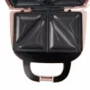 Salter EK3677FVDE sandwichera de bolso - 750W, 2 rebanadas, negro/plata