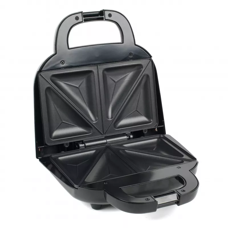 Salter EK3677FVDE sandwichera de bolso - 750W, 2 rebanadas, negro/plata