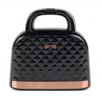 Salter EK3677FVDE sandwichera de bolso - 750W, 2 rebanadas, negro/plata