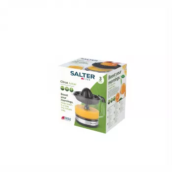 Salter EK5025FVDE exprimidor eléctrico, 60 W, 1,2 L, negro/plata