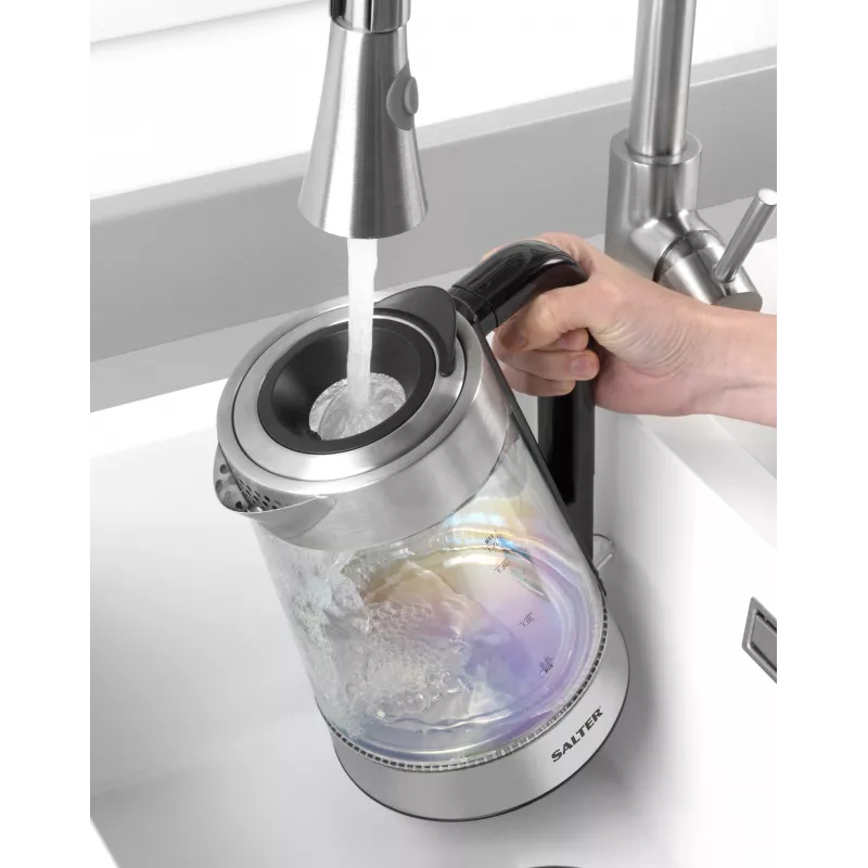 Salter EK5078IRFVDE hervidor de cristal iridiscente 1,7L 3000W