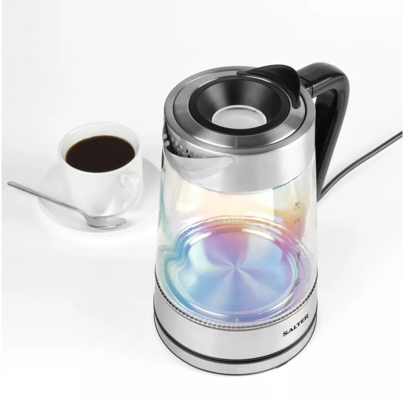 Salter EK5078IRFVDE hervidor de cristal iridiscente 1,7L 3000W